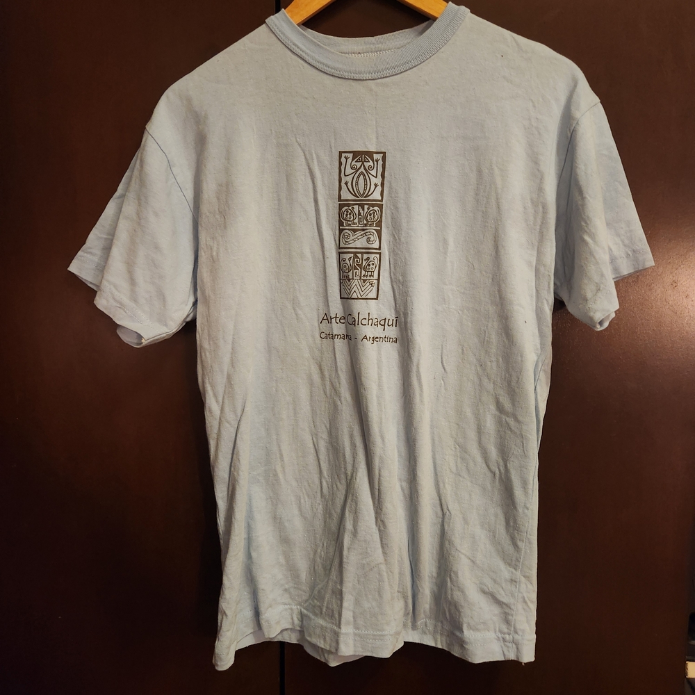Light Blue Graphic T-Shirt